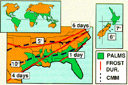 Modern Frost Tolerance Distribution